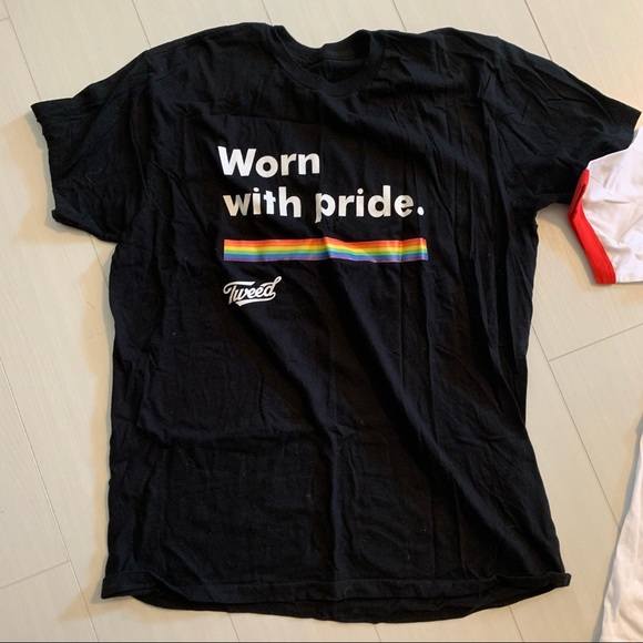 Tweed Cannabis Brand Pride Tee Shirts Unisex, Size Small, Set of 2 - Picture 6 of 8